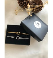 Düğüm Gold&gümüş Çift Bileklik