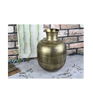 Gönül Mutfak Metal Vazo 28x41 cm (Gold)
