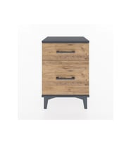 Arges Komodin 2 Çekmeceli 44x30x64 Antrasit-Çam