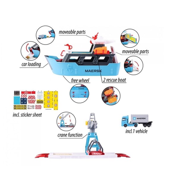 Creatix MAERSK Yük Gemisi Oyun Seti 212050039