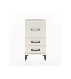 Arges Komodin 3 Çekmeceli 44x30x80 Aytaşı-Aytaşı
