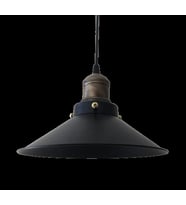 Metal Rustik Retro Siyah Sarkıt Avize 23cm (Burnt Olive)