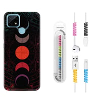 Realme C11 C21 C21Y C25Y C11 2021 Kılıf Kablo Koruma Spiral Silikon Epiclys 1645