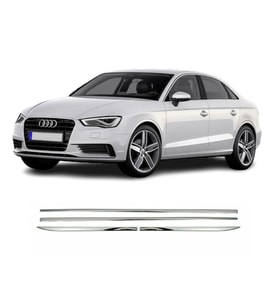 Audi A3 HB/SD Krom Kapı Çıtası (4prç) 2012-2020 Arası Paslanmaz Çelik