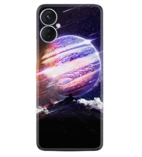 Tecno Spark 9T Kılıf Silikon Desen Özel Seri Super Planet 1797