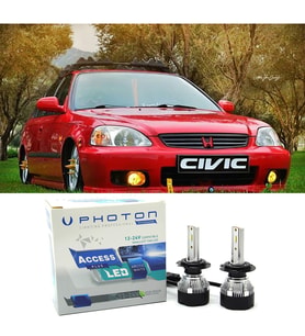 Honda Civic İes Led Xenon Sis Far Ampulü H3 Access Yeni Seri Beyaz 1996-2004