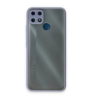 Realme C25 Kılıf Montreal Silikon Kapak - Gri