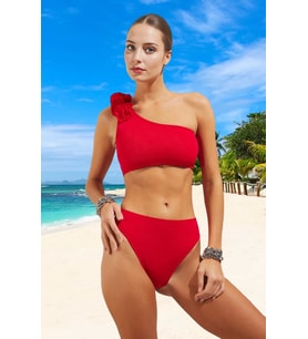 Tek Omuz Bikini Takımı Yaz Koleksiyonu Esnek Kumaş Özel Tasarım Premium Kalite Yüksek Konfor (Çok Renkli)