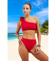 Tek Omuz Bikini Takımı Yaz Koleksiyonu Esnek Kumaş Özel Tasarım Premium Kalite Yüksek Konfor (Çok Renkli)