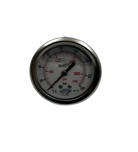 Manometre Gliserinli Arka Çıkışlı Q63 - 0 - 160 Bar 1/4