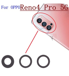 Oppo Reno 4 PRO Arka Kamera Camı Lens Yapışkanlı