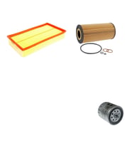 Bosch Filtre Bakım Seti Mercedes E290 TD W210 1996-1999 Dizel Hava + Yağ f. + Yakıt Filtre Mahle