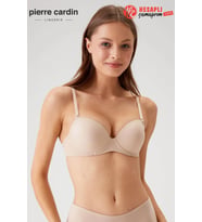 Pierre Cardin Premium Madrid Balenli Desteksiz Dolgusuz Micro Basic Askıları Çıkabilen Kutulu Sütyen