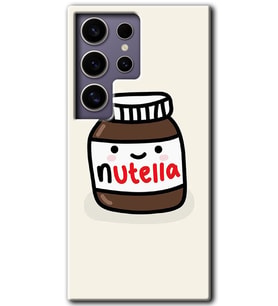 Galaxy S24 Ultra Kılıf HD Desen Baskılı Kılıf - Nutella Aşkım