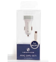Pilelistore   C17 Micro USB 2.1A Araç Şarjı
