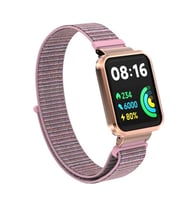 Xiaomi Redmi Watch 2 Lite Uyumlu Kordon Hasır Örgü Cırt Cırtlı Zore KRD-61 Kayış