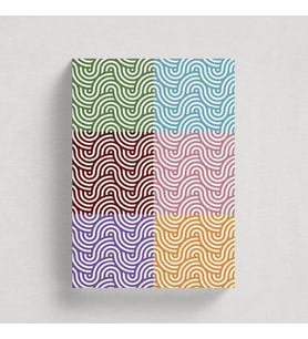 Renkli Dalgalar Defter