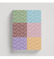 Renkli Dalgalar Defter