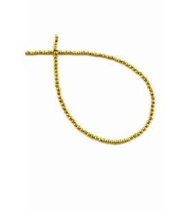 Hematit Taşı Küre Kesim Parlak Gold 2mm Doğal Taş Dizi