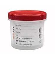 Patoloji Numunesi Saklama Kabı 500 ml Spesmen Kabı (10 adet ürün içindir)