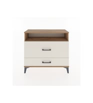 Arges Şifonyer Tek Raflı 2 Çekmeceli 88x30x80 Çam-Aytaşı