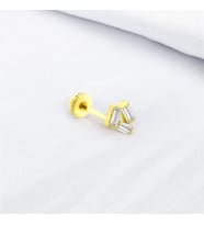 Glorria Altın Baget Helix Piercing