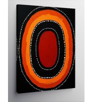 Kanvas Tablo Aborjin Renkli Soyut Sanat
