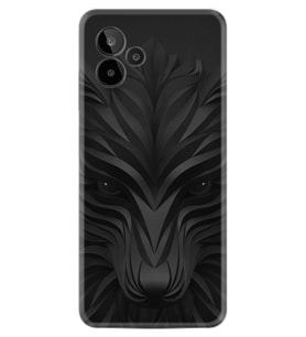 General Mobile GM 24 Pro Kılıf Resimli Desenli Baskılı Silikon Black Fox 1325