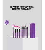 12’Li Profesyonel Makyaj Fırça Seti Ultra Yumuşak Sen Kıllı
