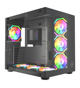 Gametech Prime V3 Tuş Kontrollü RGB 7x120mm Fan Oyuncu (Gaming) Bilgisayar Kasası