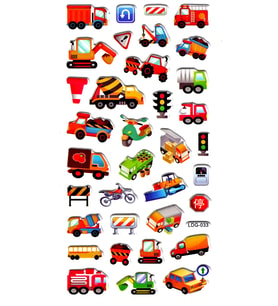 Sticker Kabartmalı Stiker Defter, Planlayıcı Etiket (Ldg033)-17x9 cm- iş Makinesi