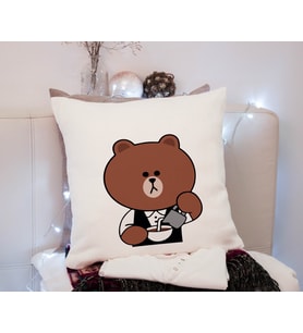 Kahveci Brown Bear Yastık