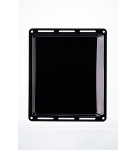 Emaye Fırın Tepsisi 45,5X36,5X2CM Bosch Siemens Beko Arçelik Vestel Profilo Uyumlu Siyah Renk