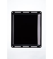 Emaye Fırın Tepsisi 45,5X36,5X2CM Bosch Siemens Beko Arçelik Vestel Profilo Uyumlu Siyah Renk