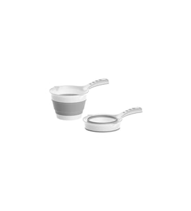 Trade Bazaar 1100 ml Katlanır Bebek Yıkama Kovası Katlanır Maşrapa Akordiyon Koçero