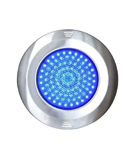Paslanmaz Krom Led Havuz Lambası Mavi Işık (Kovansız) (Beyaz)