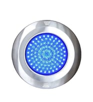 Paslanmaz Krom Led Havuz Lambası Mavi Işık (Kovansız) (Beyaz)