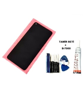 Tkgz Xiaomi Redmi NOTE 9 Uyumlu Lcd Ekran Dokunmatik + B-7000 + Tamir Seti