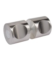 Kale Metal Topuz Kol Cam Kapı Kolu (Gri)