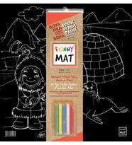 Funny Mat Black Kutup (Tebeşirli)