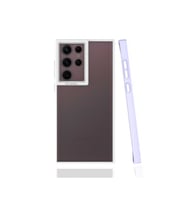 Samsung Galaxy S22 Ultra Uyumlu Kılıf Zore Mima Kapak (Lila)