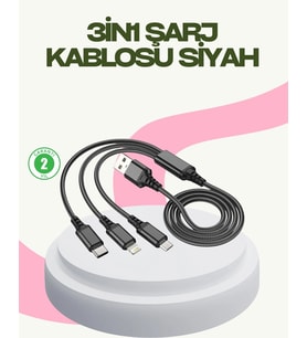 Hızlı Şarj Destekli Çoklu Şarj Kablosu – Seyahat ve Günlük Kullanım