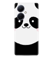 Vivo V29 Lite Kılıf Silikon Desen Özel Seri Sevimli Panda 1794