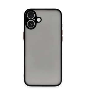Apple İphone 16 Kılıf Montreal Silikon Kapak - Siyah