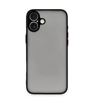 Apple İphone 16 Kılıf Montreal Silikon Kapak - Siyah