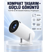 160 ANSI Lümen Parlaklığa Sahip Geniş Ekran Projeksiyon