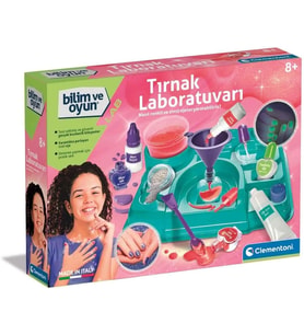 Clementoni Bilim ve Oyun Tırnak Laboratuvarı 64471 (Çok Renkli)