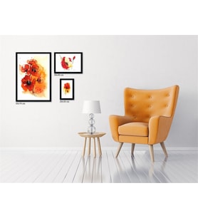 Çerçeveli Doku Efektli Tablo Seti 95x70 cm