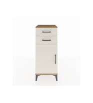 Hyperion Komodin Tek Raflı 2 Çekmeceli Tek Kapaklı 44x44x106 Çam-Aytaşı