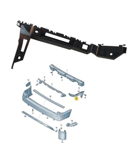 Vw T7 Sağ Arka Tampon Braketi 2015 Sonrası 7E0807394B
